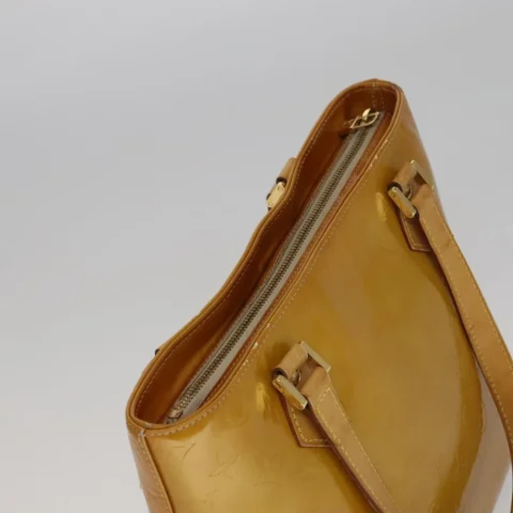 Louis Vuitton Vintage Pre-owned Leather handbags Beige Dames
