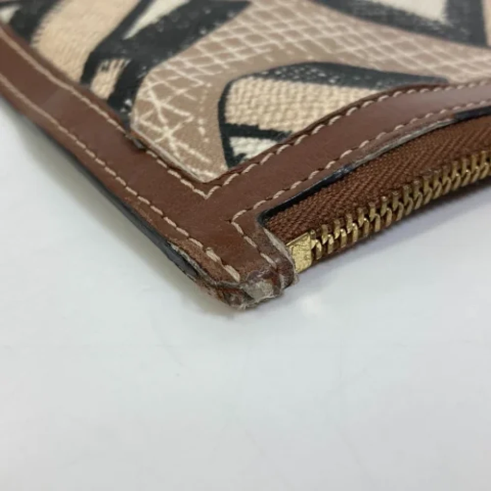 Burberry Vintage Pre-owned Fabric clutches Brown Heren