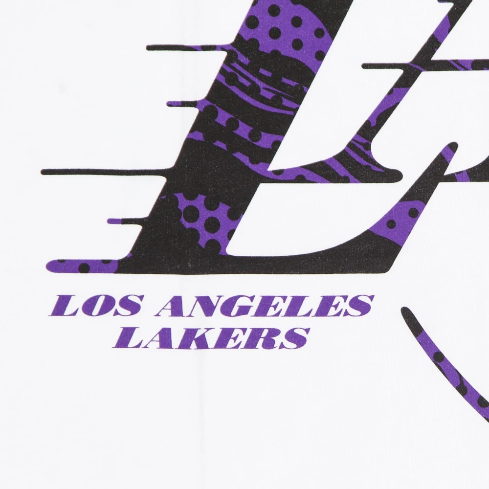 new era NBA Logo Tee Los Angeles Lakers White Heren