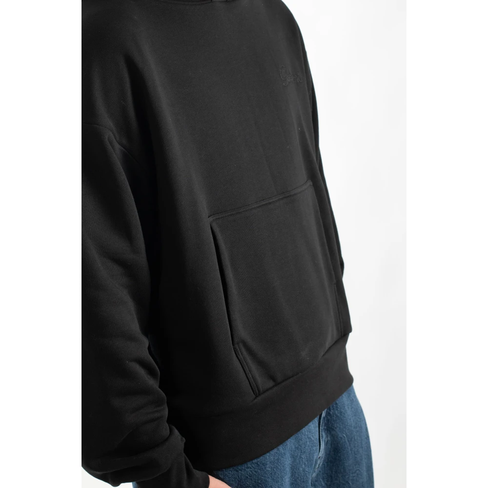 Garment Workshop Dubbel gelaagde Embro-hoodie Black Heren