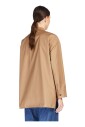 veste-beige-a-col-mandarin-resistante-a-leau