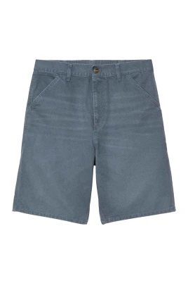 Canvas Shorts - Dusky Blue Stone Washed