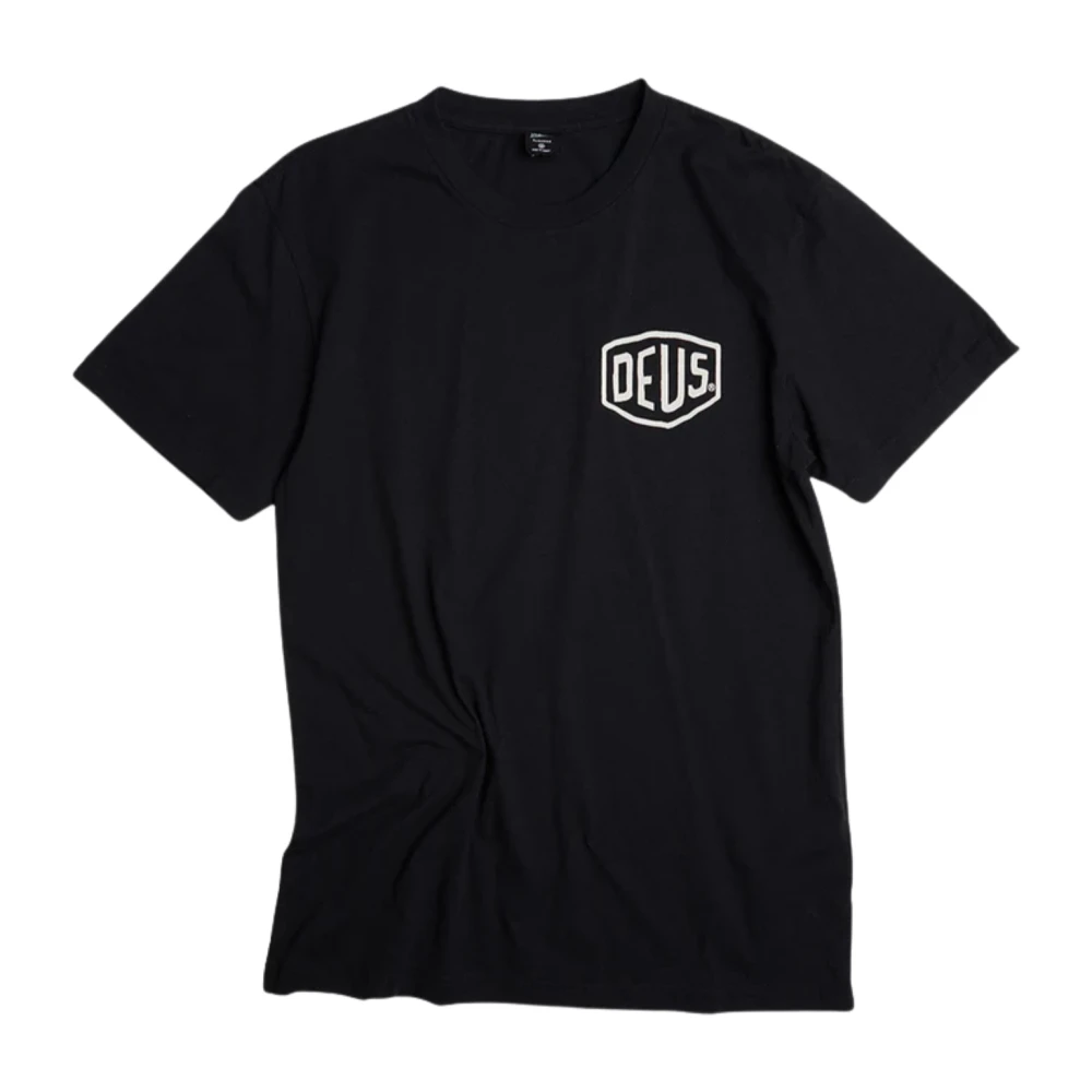 Deus Ex Machina Men's Black T-Shirts, S, Venice Address T-Shirt