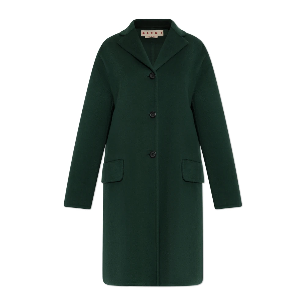 Marni Vrouw Groente Jassen Dames, Groen, 2XS, Coats