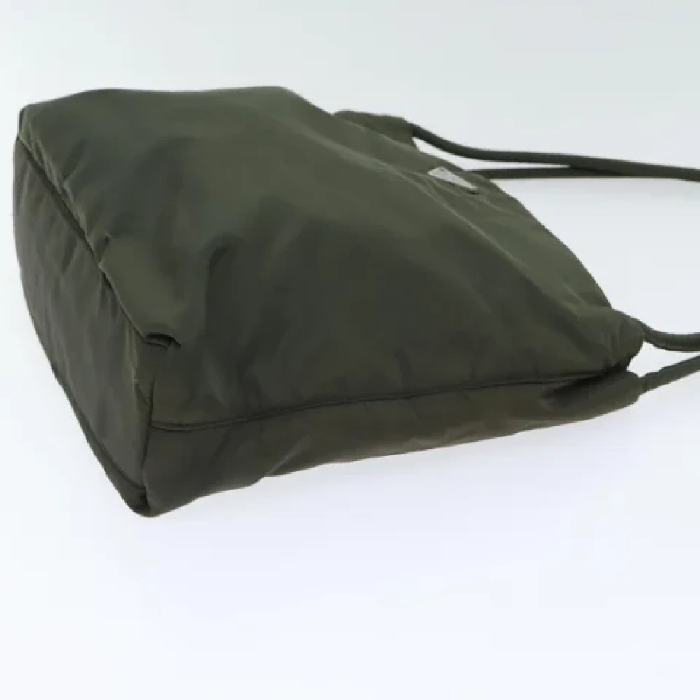 Prada Vintage Pre-owned Nylon totes Brown Dames