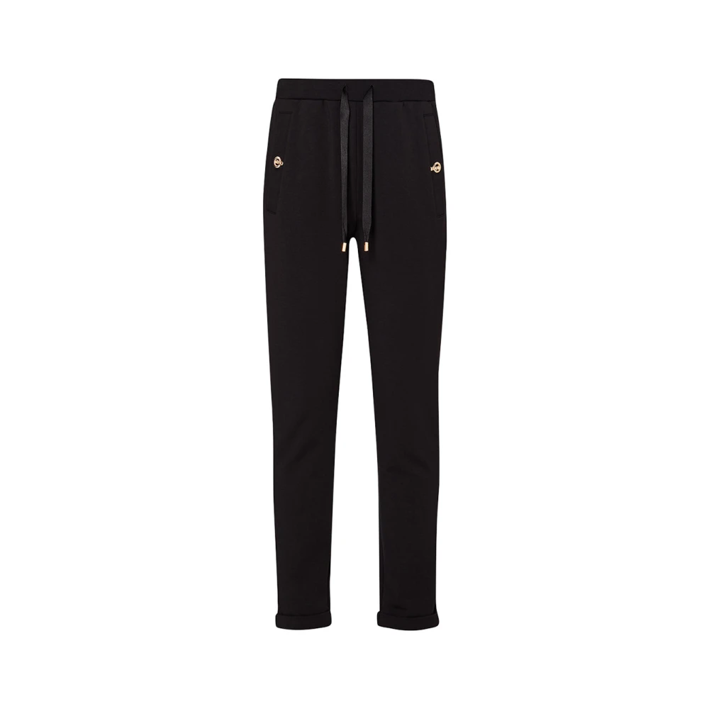 Liu Jo Zwarte elegante broek Black Dames