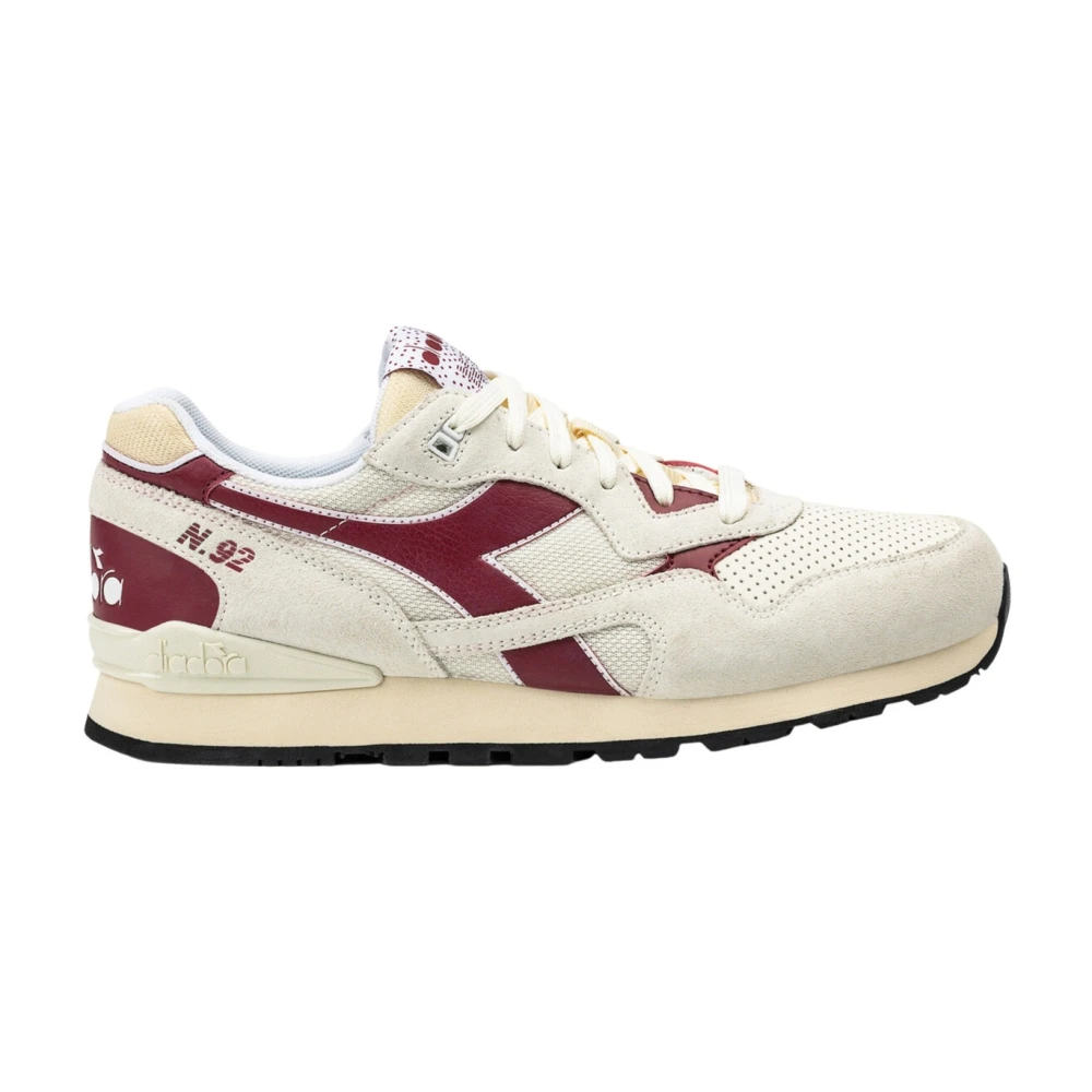 Diadora Men's Multicolor White Suede Advance Trainers - Sneakers - 12 Uk - Shoes
