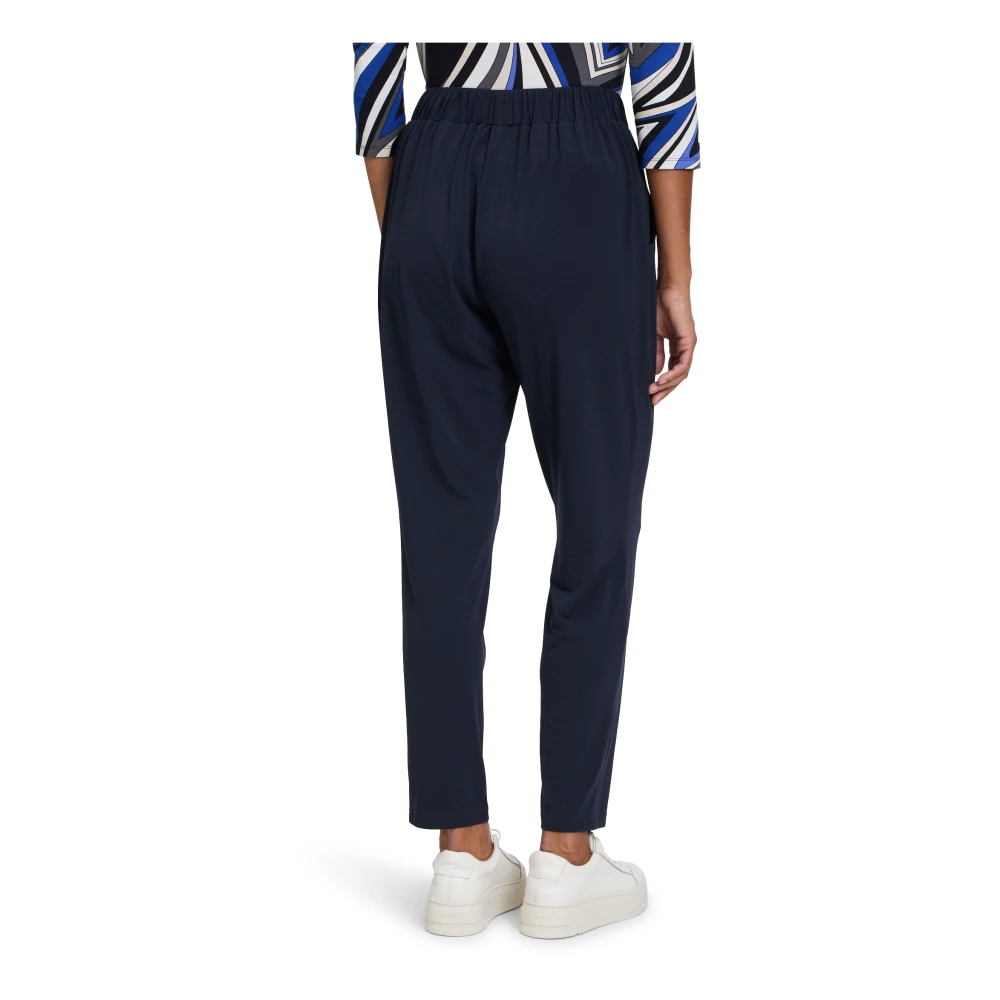Betty Barclay Relaxed Fit instapbroek met zakken Blue Dames