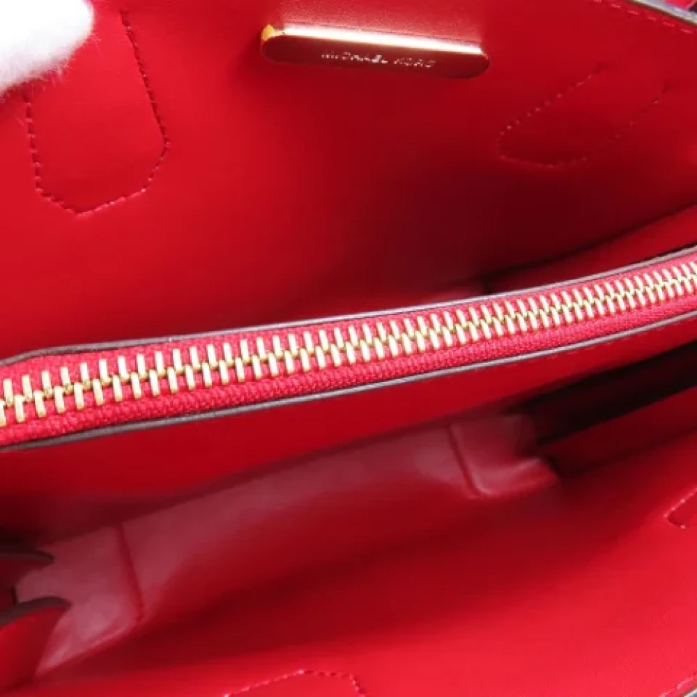 Michael Kors Pre-owned Leather handbags Red Dames