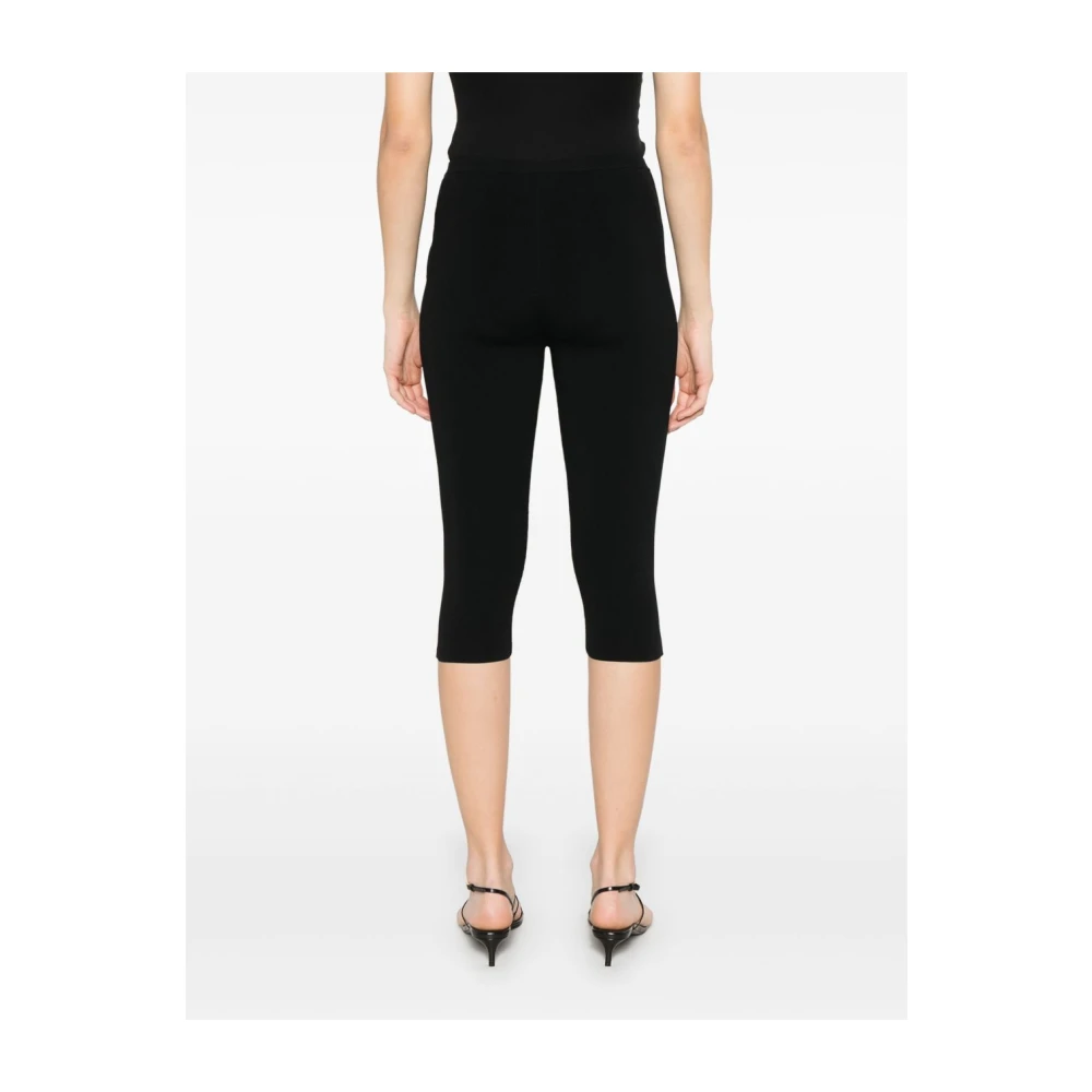 TotêMe Zwarte Capri Broek Slim Fit Black Dames