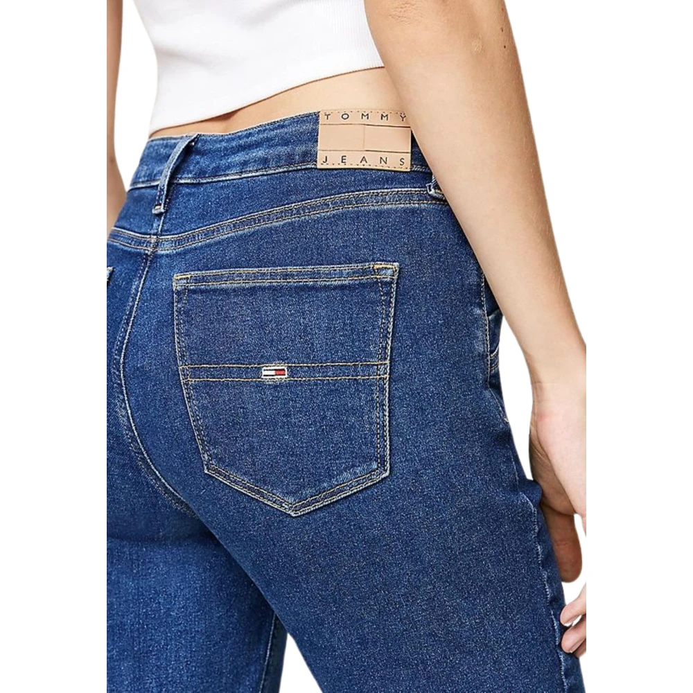Tommy Hilfiger Asymmetrische Skinny Fit Denim Jeans Blue Dames