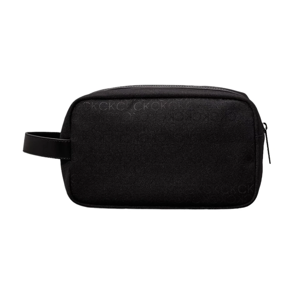 Calvin Klein Stijlvolle Beauty Case voor Essentials Black Heren