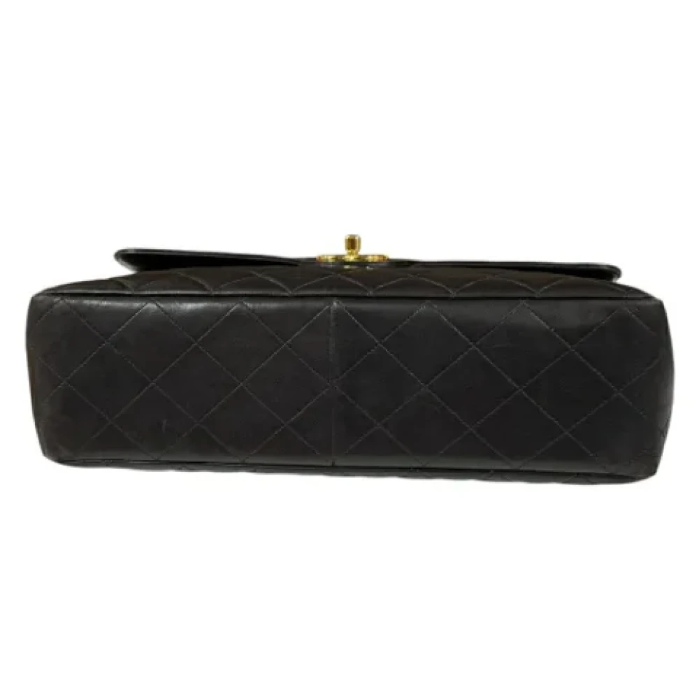 Chanel Vintage Pre-owned Leather shoulder-bags Black Dames