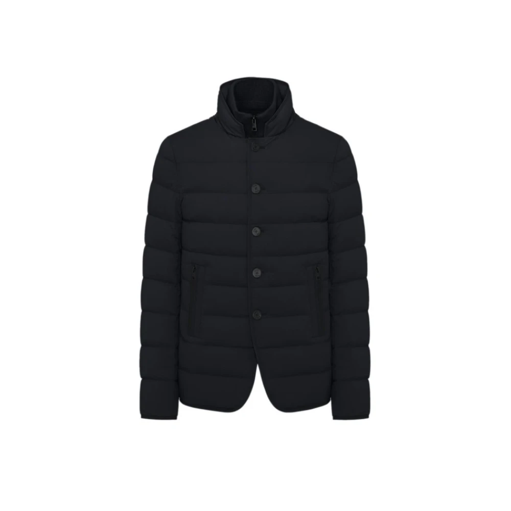 Duno Gewatteerde jas met ritssluiting Black Heren