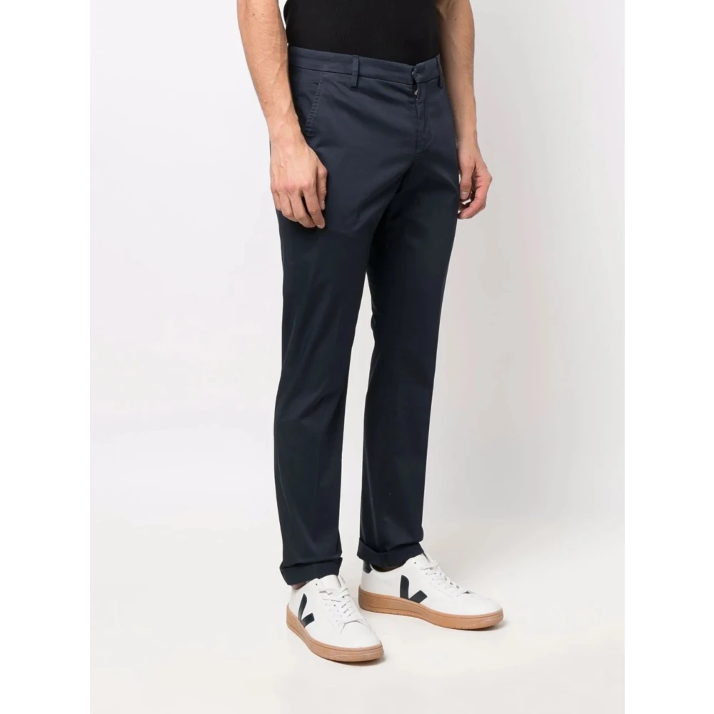 Dondup Blauwe Stijlvolle Broek Blue Heren