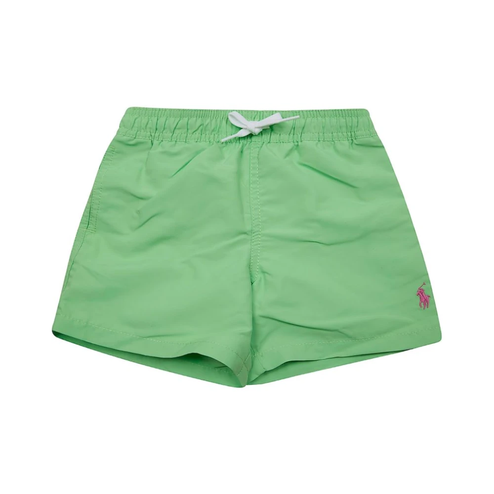 Polo Ralph Lauren Boys Green Kids Swimming Trunks, 6 Y, Sea Clothing