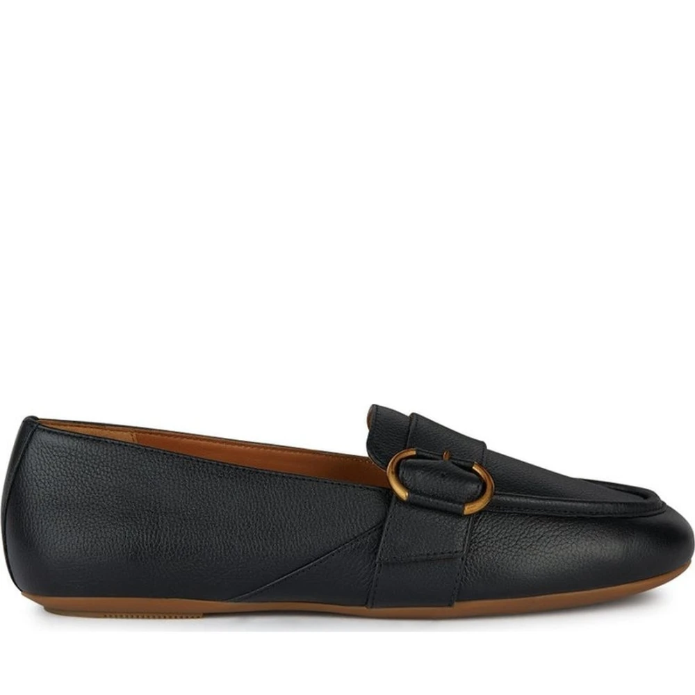 Geox Women's Black Palmaria Loafers Size 3 Uk