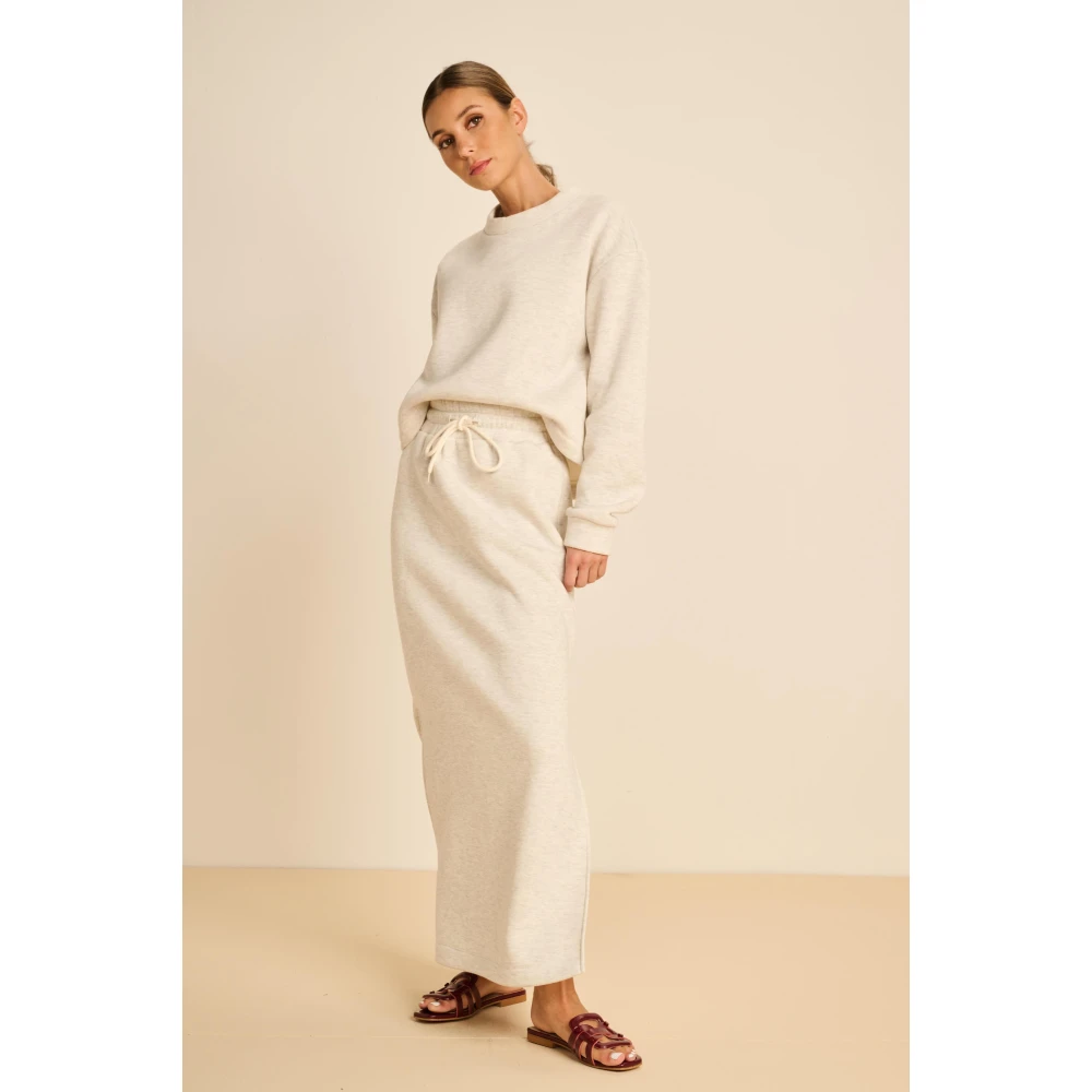 March23 Estelle Rok Beige Dames