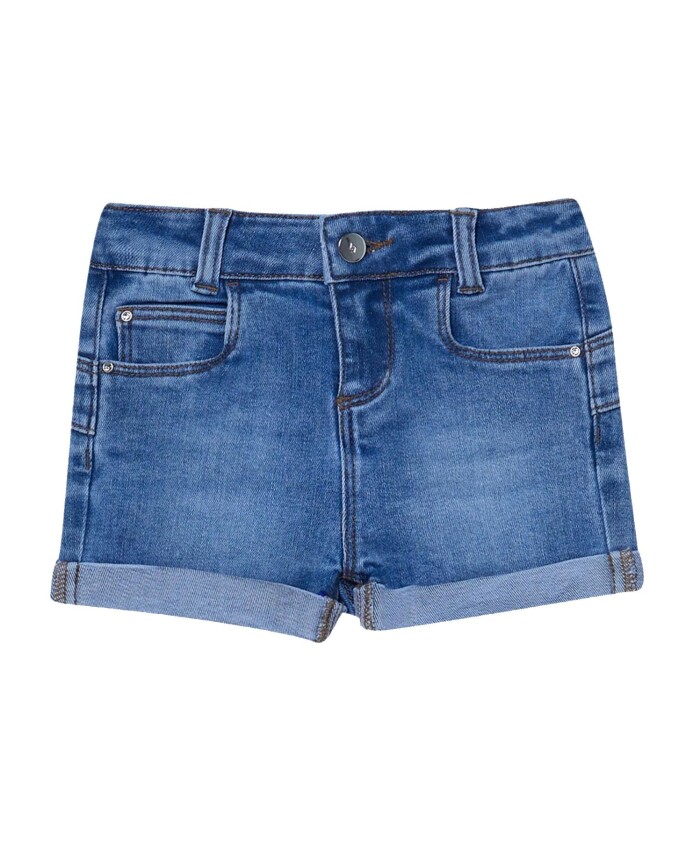 girls-jeans-elastic-shorts