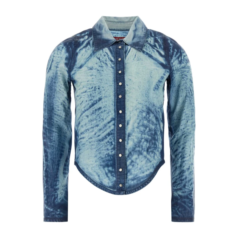 Diesel Women's Blue De-Lyria Shirt - Shirts - Xs- Blouses & Shirts