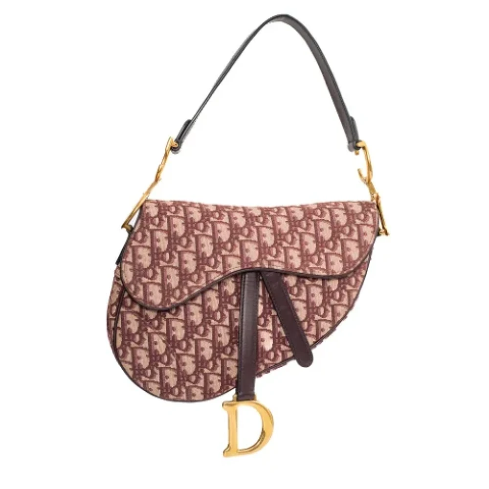 Dior Vintage Pre-owned Cotton dior-bags Red Dames