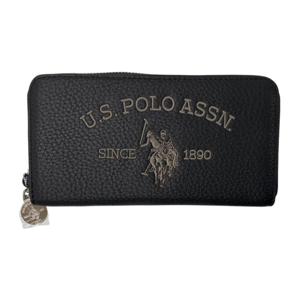 U.s. Polo Assn. Dragkedja Plånbok Black, Dam