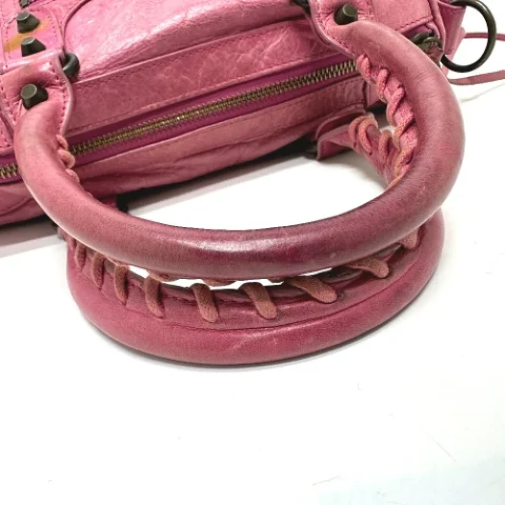 Balenciaga Vintage Pre-owned Leather balenciaga-bags Pink Dames