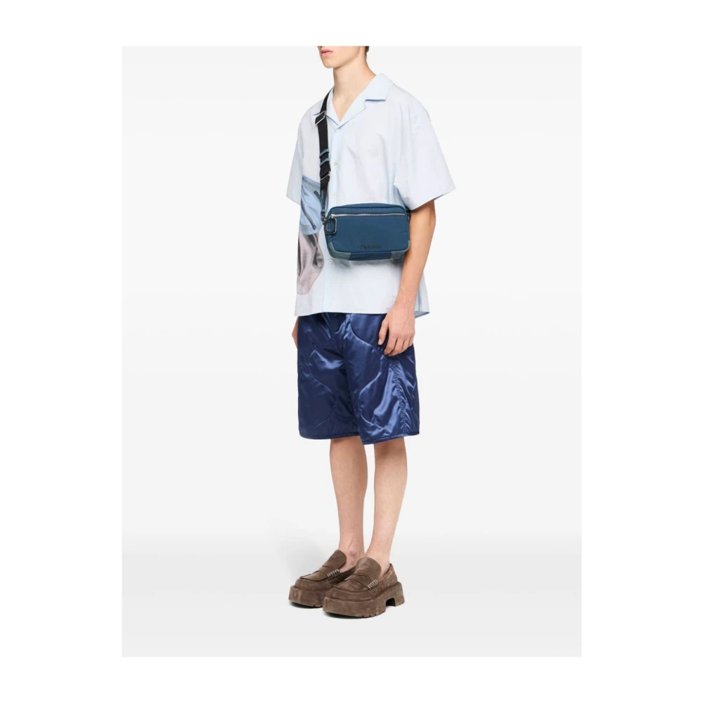 JW Anderson Blauwe Schoudertas voor Moderne Mannen Blue Heren