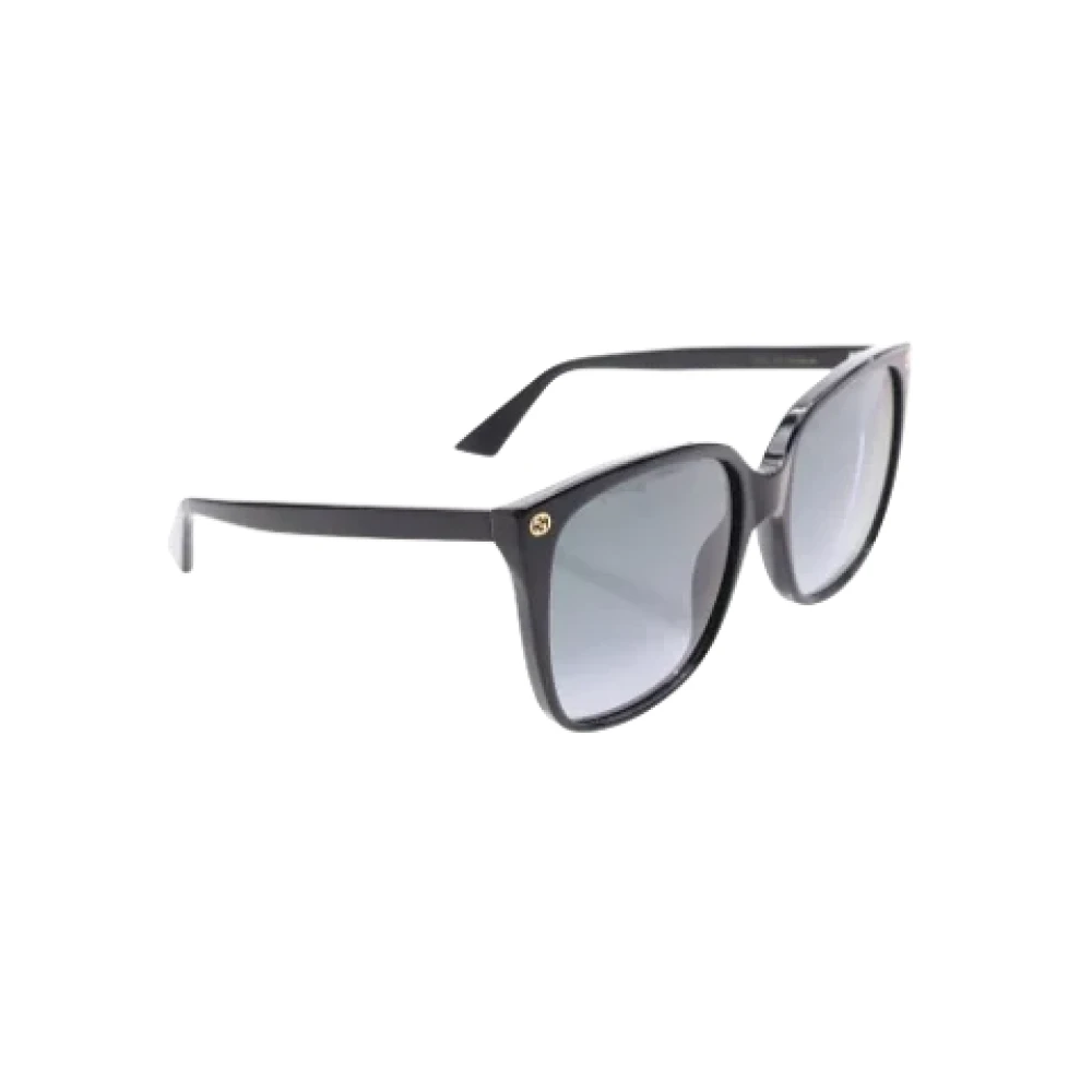 Gucci Vintage Pre-owned Plastic sunglasses Black Dames