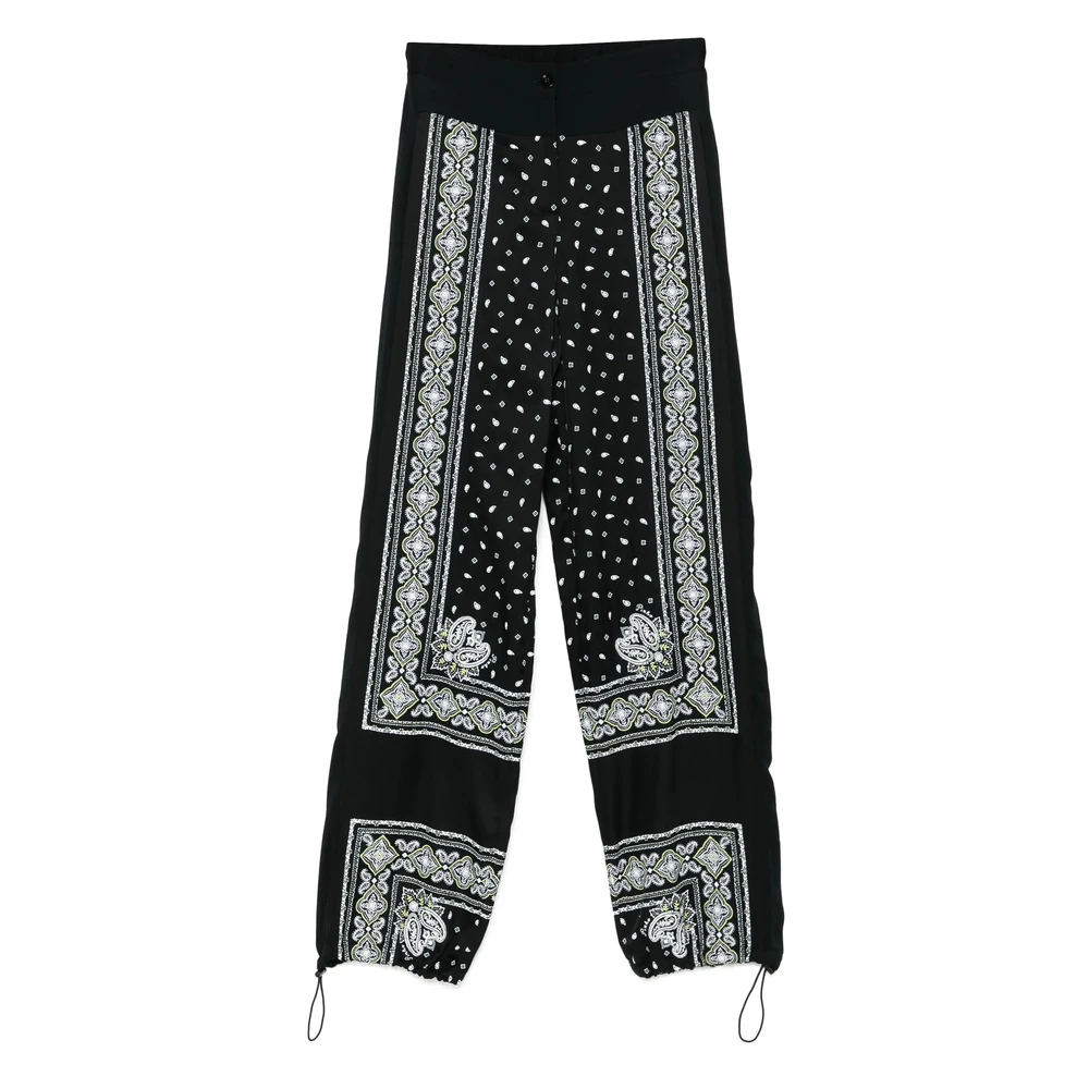Pinko Donna Nero Pantaloni, M, New,