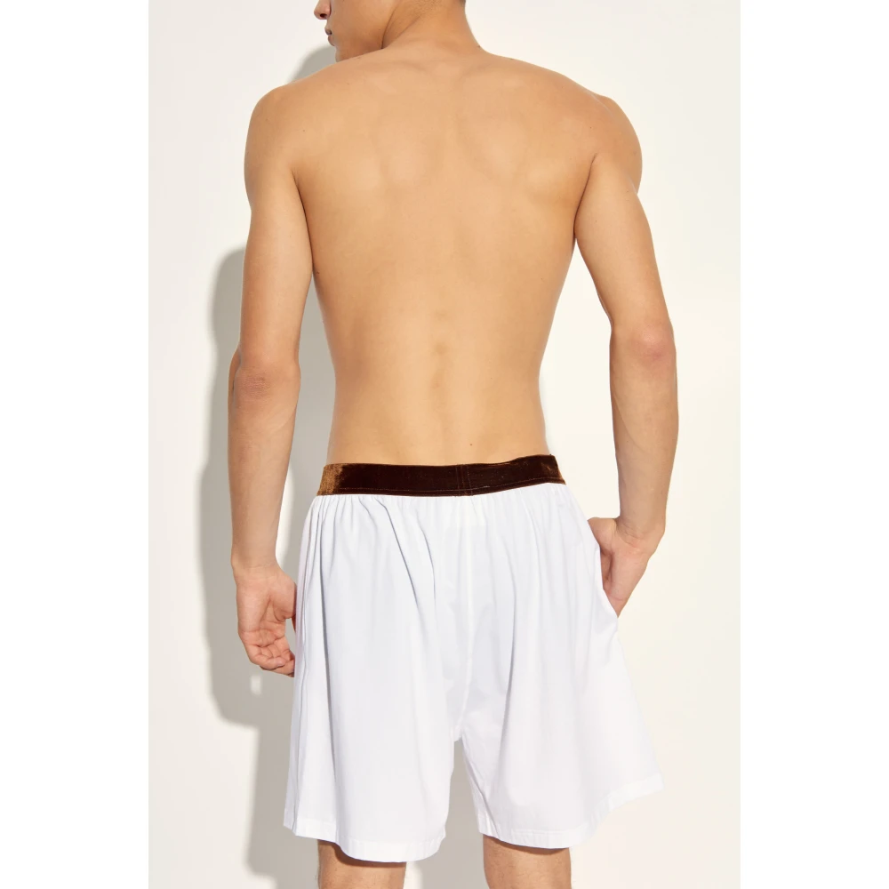 Dsquared2 Katoenen lingerie shorts White Heren