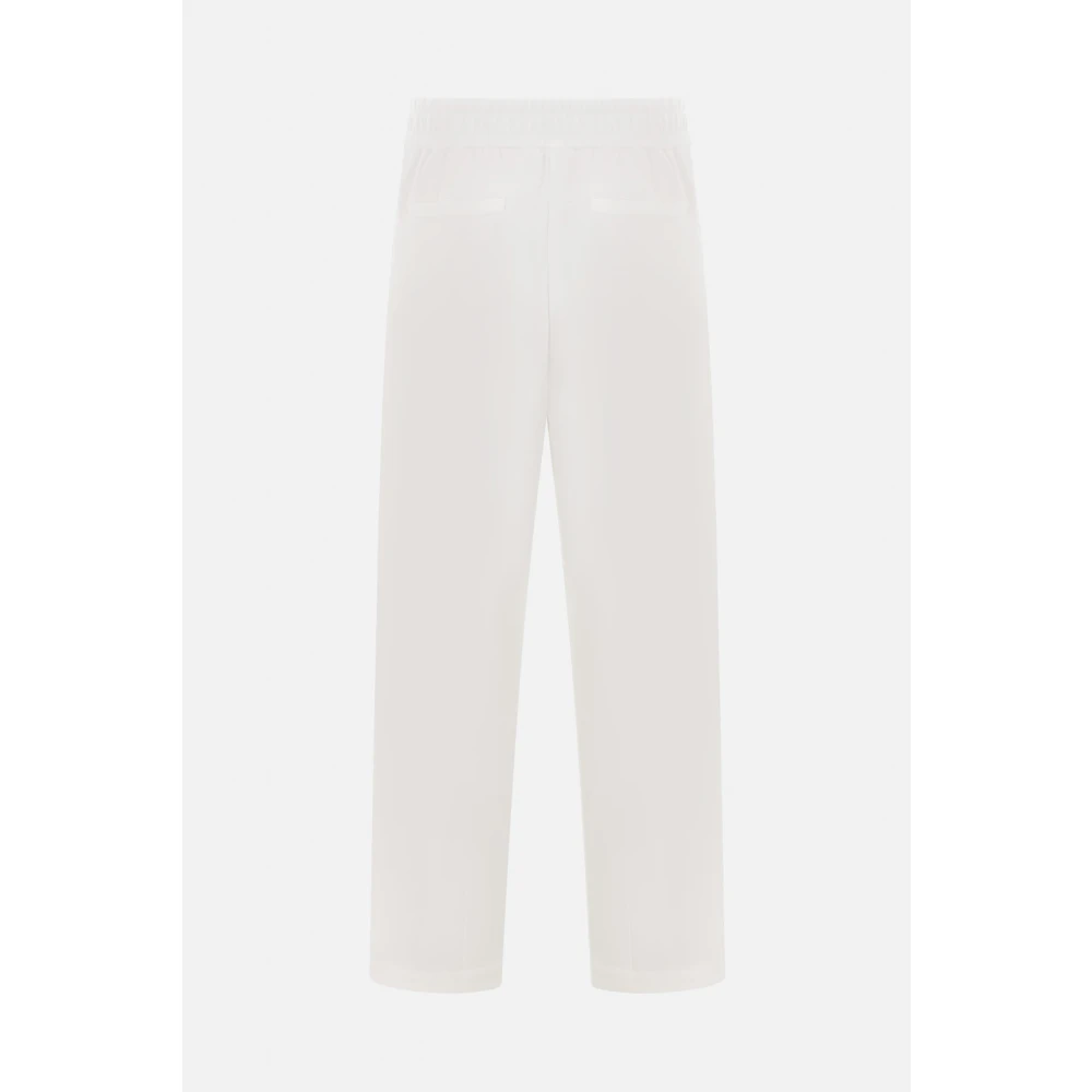 BRUNELLO CUCINELLI Beige Joggingbroek Piquet Katoen Beige Dames