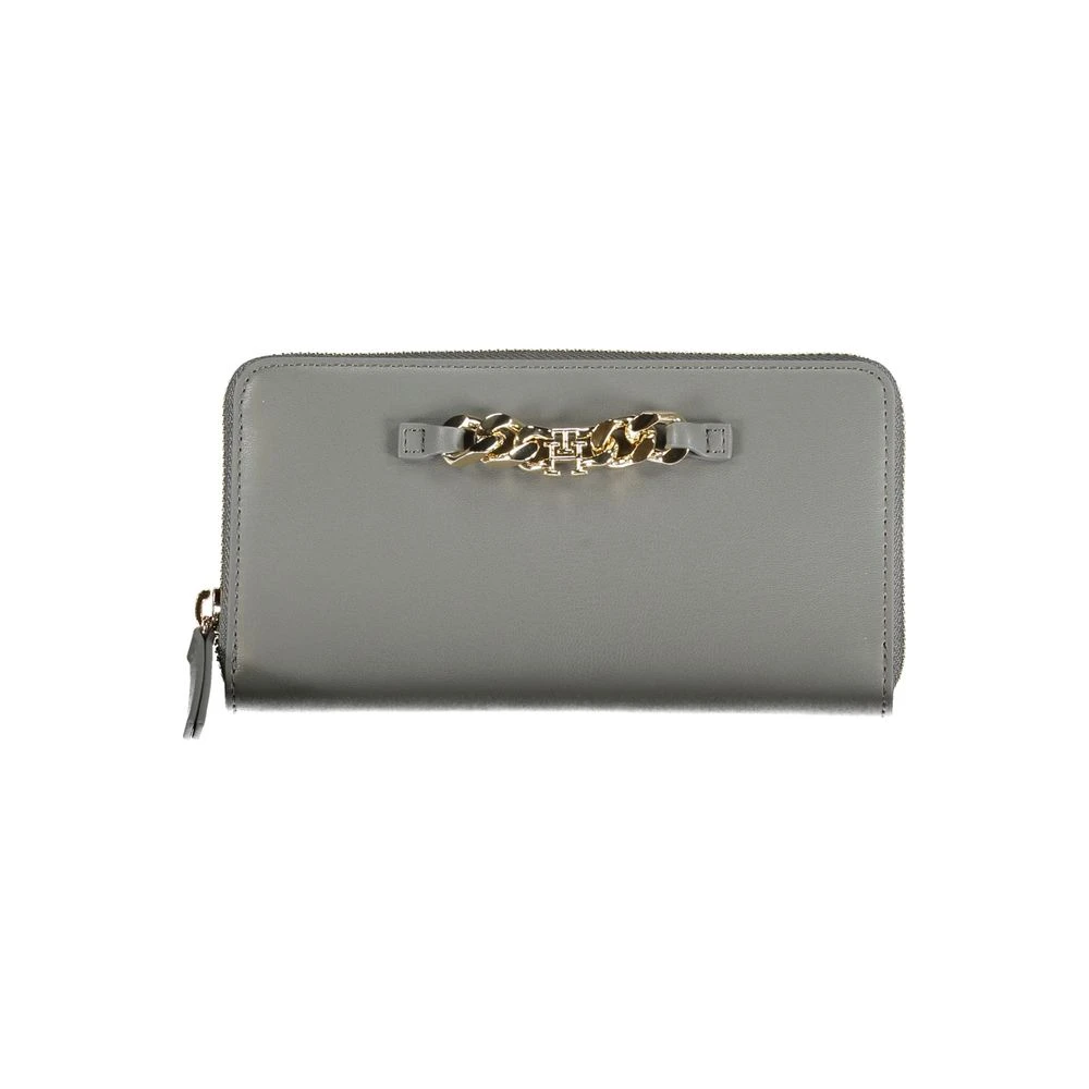Tommy Hilfiger Donna Grigio Donne, Portafoglio, Th Luxe Za Wallet, - Immagine 3