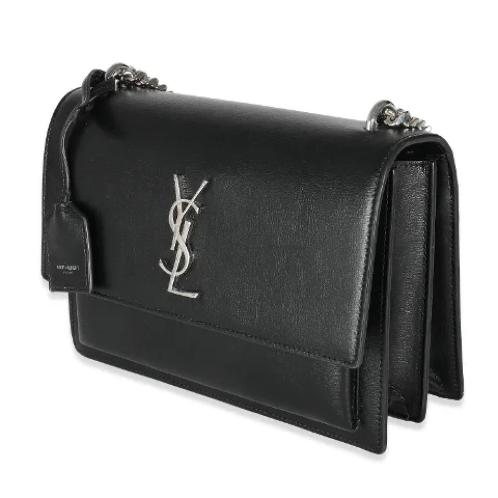 Yves Saint Laurent Vintage Pre-owned Suede shoulder-bags Gray Dames