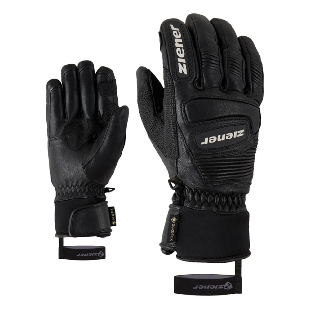 Ziener Zwarte Guard GTX Waterdichte Handschoenen Black Heren