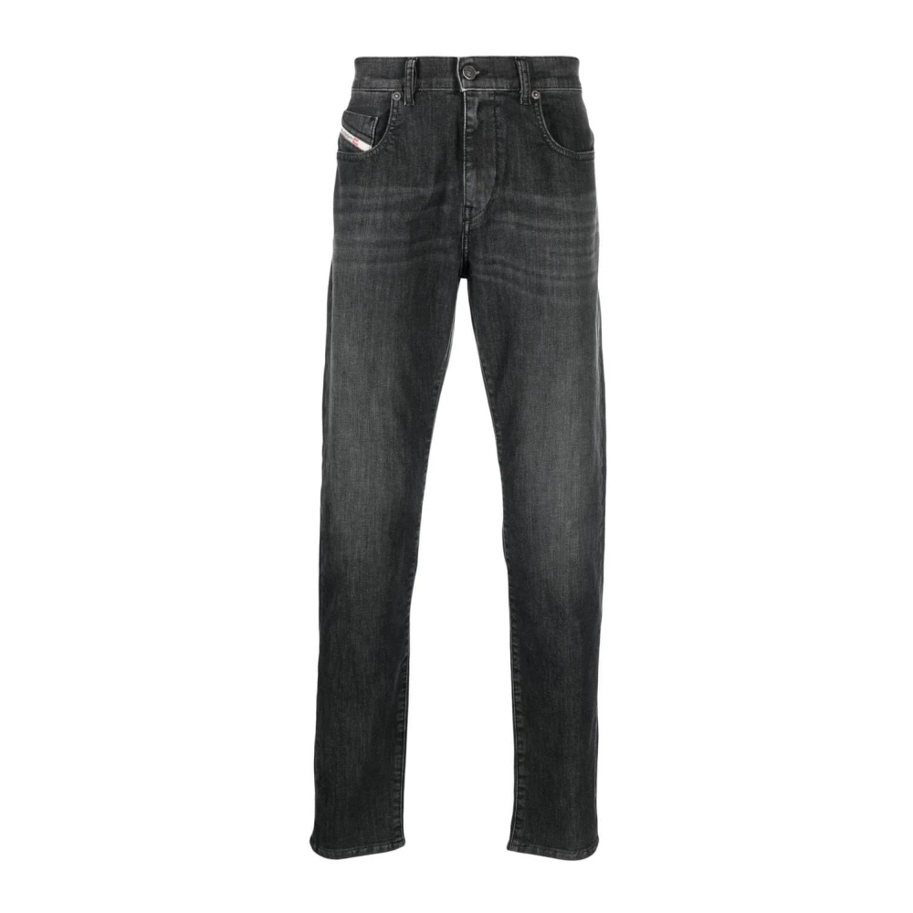 Diesel Zwarte Skinny Sweat Jeans Black Heren