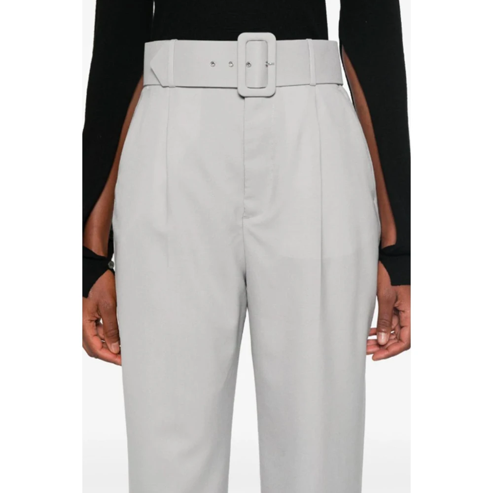 Marni Grijze Wollen Plooirok Gray Dames