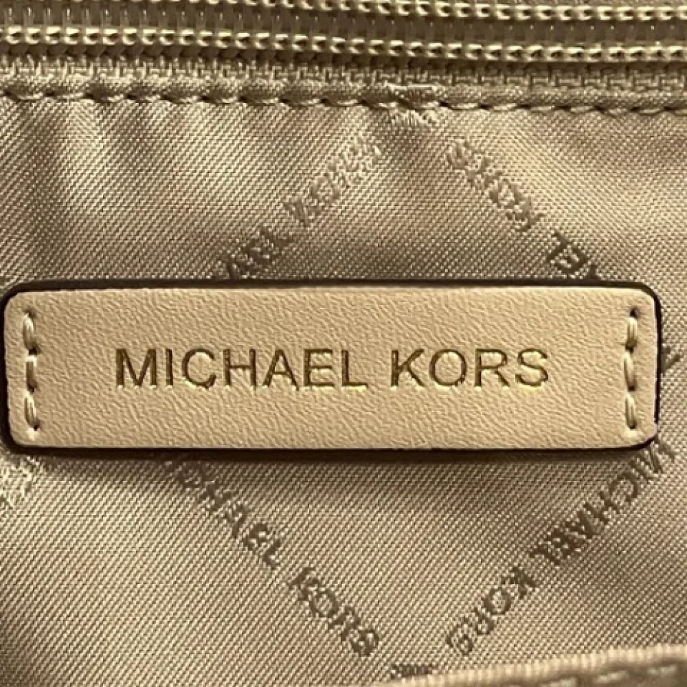 Michael Kors Pre-owned Leather totes Beige Dames