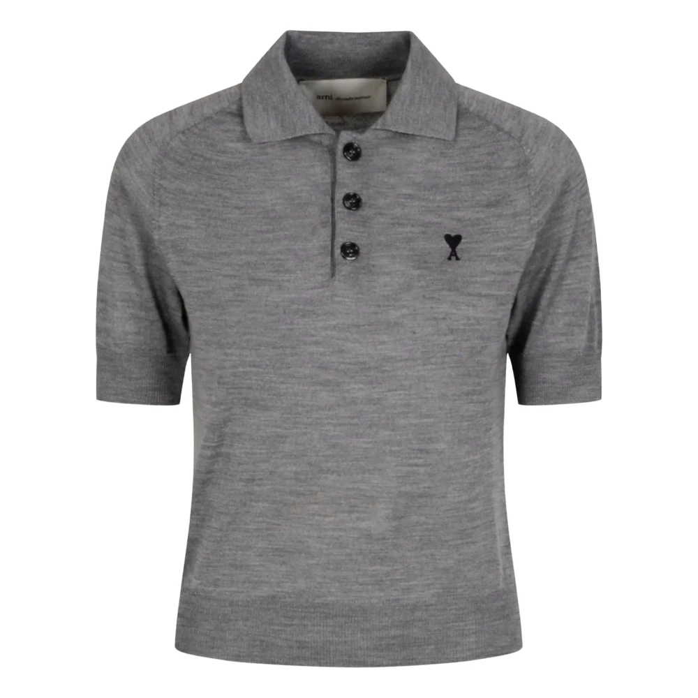 Ami Paris Donna Grigio Top, M, New,