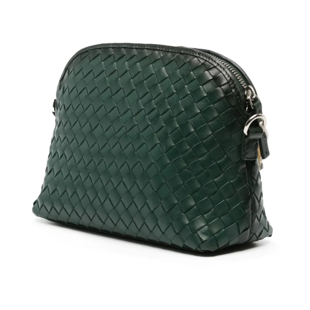 Dragon Diffusion Chunky Fellini Handgeweven Crossbody Tas Green Dames