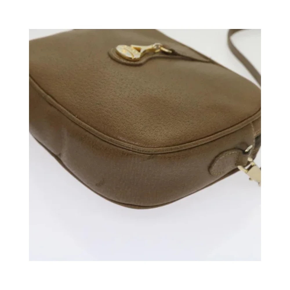 Gucci Vintage Pre-owned Leather gucci-bags Brown Dames