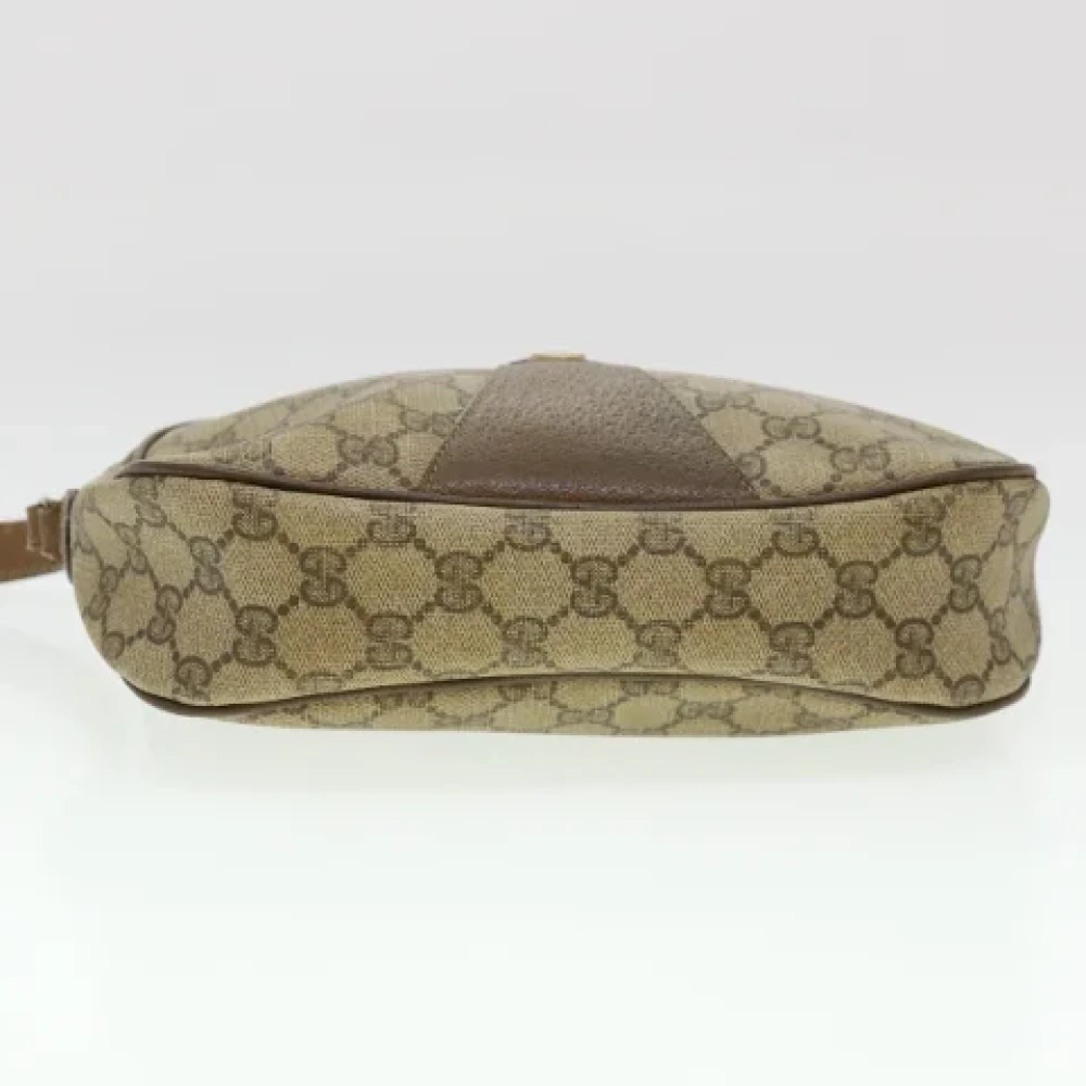 Gucci Vintage Pre-owned Canvas clutches Beige Dames