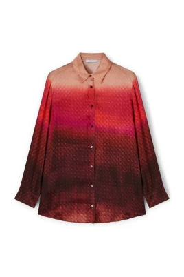 Ombré Satinskjorta