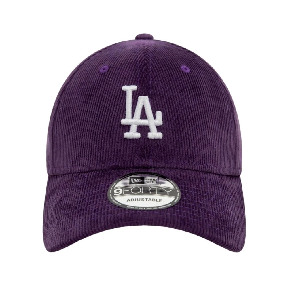 new era Paarse corduroy Dodgers pet Purple Heren