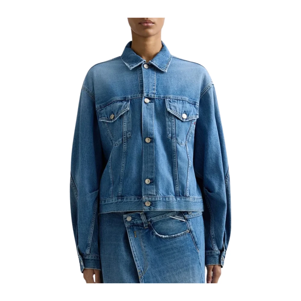 Replay Women's Blue Chaqueta W7997 - Denim Jackets - Xs - Jackets