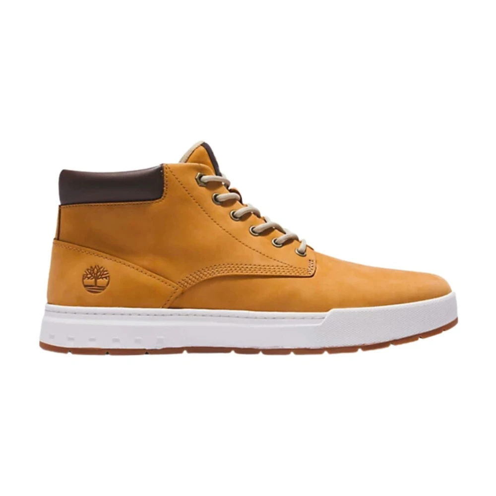 Timberland Men's Brown Sneakers, 9 Uk, Maple Grove Midcut High Top Trainers
