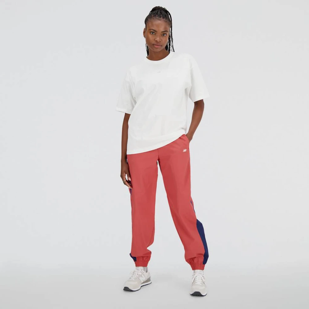 New Balance Athletics T-shirt voor mannen White Dames
