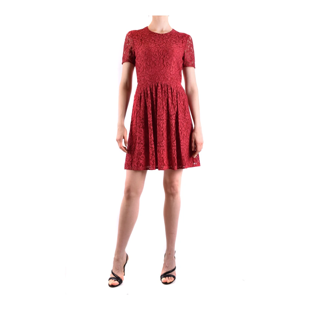 Burberry Elegante Bloemenjurk voor Vrouwen Red Dames
