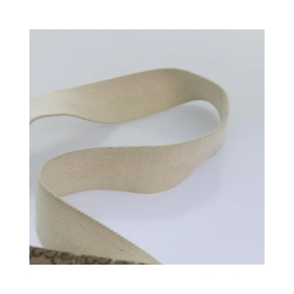 Gucci Vintage Pre-owned Canvas gucci-bags Beige Dames