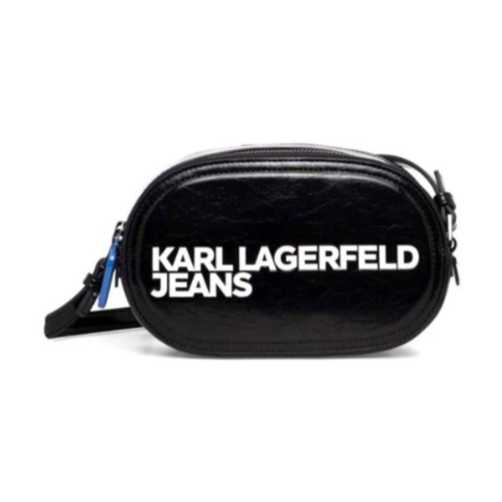 Karl Lagerfeld Jeans Crossbody bags Essential Logo Camera Bag in zwart